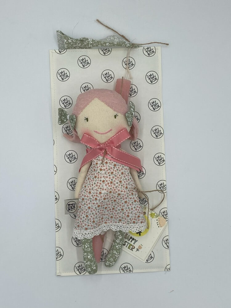 Πασχαλινή Λαμπάδα Υφασμάτινη Κούκλα